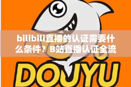 bilibili直播的认证需要什么条件？B站直播认证全流程详解与实用指南