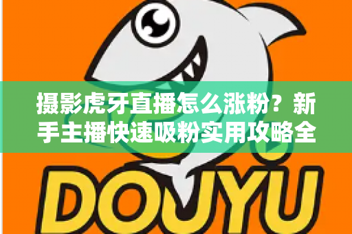 摄影虎牙直播怎么涨粉？新手主播快速吸粉实用攻略全解析