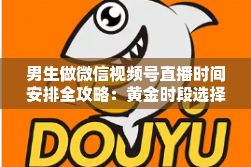 男生做微信视频号直播时间安排全攻略：黄金时段选择与科学规划指南