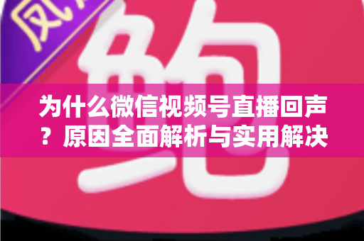 为什么微信视频号直播回声？原因全面解析与实用解决方案指南