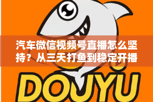 汽车微信视频号直播怎么坚持？从三天打鱼到稳定开播的实战指南