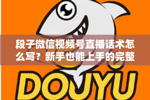 段子微信视频号直播话术怎么写?新手也能上手的完整话术模板与实战技巧 段子微信视频号直播话术怎么写?新手也能上手的完整话术模板与实战技巧