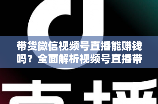带货微信视频号直播能赚钱吗?全面解析视频号直播带货的赚钱机会、变现模式与实战策略 带货微信视频号直播能赚钱吗?全面解析视频号直播带货的赚钱机会、变现模式与实战策略