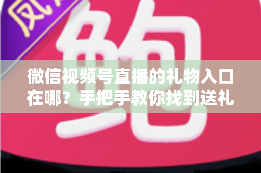 微信视频号直播的礼物入口在哪？手把手教你找到送礼按钮与开启收益的全流程指南