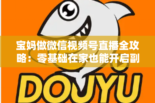 宝妈做微信视频号直播全攻略：零基础在家也能开启副业变现新通道