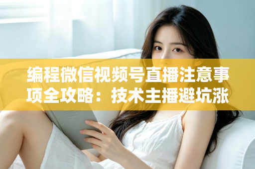 编程微信视频号直播注意事项全攻略:技术主播避坑涨粉与高效开播实战指南 编程微信视频号直播注意事项全攻略:技术主播避坑涨粉与高效开播实战指南