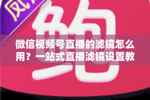 微信视频号直播的滤镜怎么用？一站式直播滤镜设置教程与美颜优化实战指南