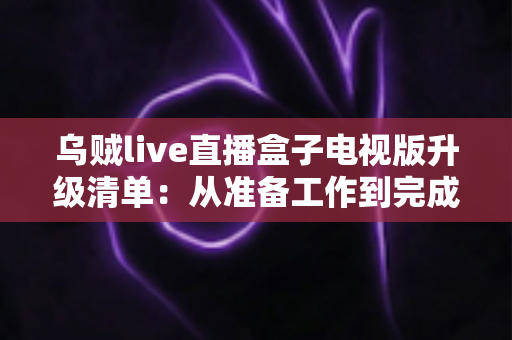 乌贼live直播盒子电视版升级清单：从准备工作到完成验证的全流程升级指南
