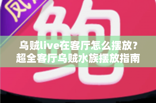 乌贼live在客厅怎么摆放？超全客厅乌贼水族摆放指南，手把手教你打造治愈系海洋观赏角