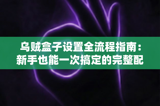 乌贼盒子设置全流程指南:新手也能一次搞定的完整配置教程 乌贼盒子设置全流程指南:新手也能一次搞定的完整配置教程