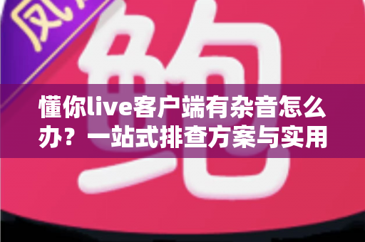 懂你live客户端有杂音怎么办？一站式排查方案与实用技巧全面解析